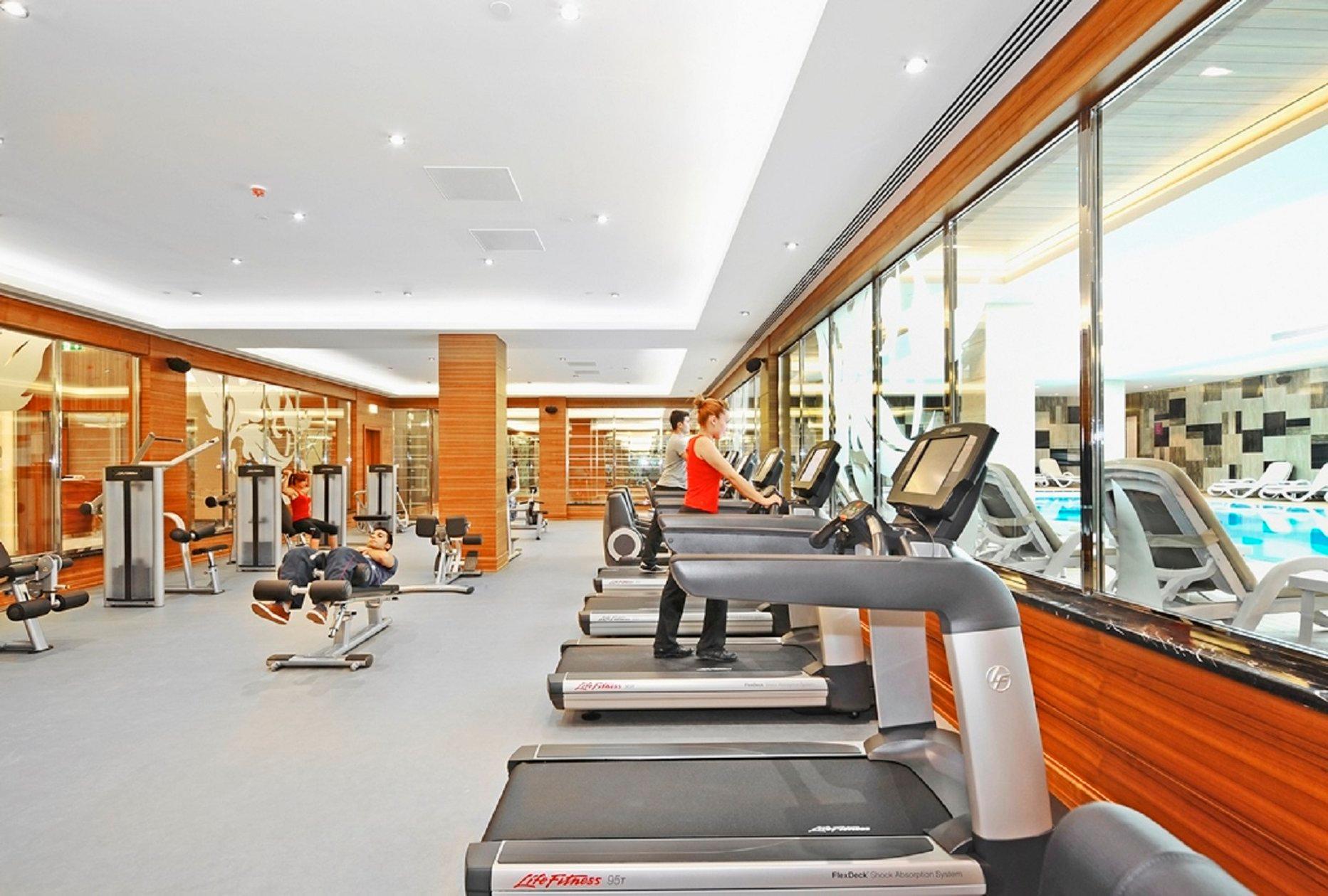 Crowne Plaza Bursa Convention Center & Thermal Spa By Ihg Exterior photo The gym at the hotel